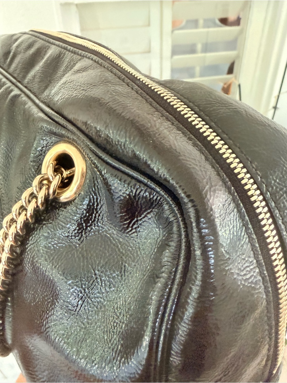 🖤 Authentic Gucci Soho Leather Chain Shoulder Bag 🖤 - Picture 10 of 13